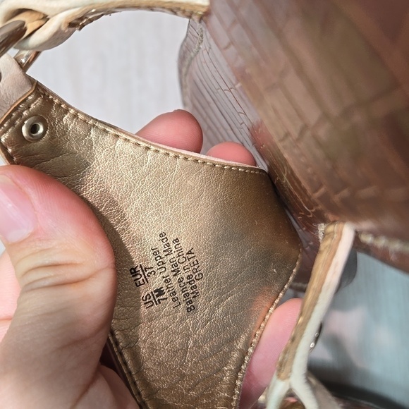 Sam Edelman Womens Greta T strap Leather Sandals flip flop shoes sz 7M - Picture 7 of 10